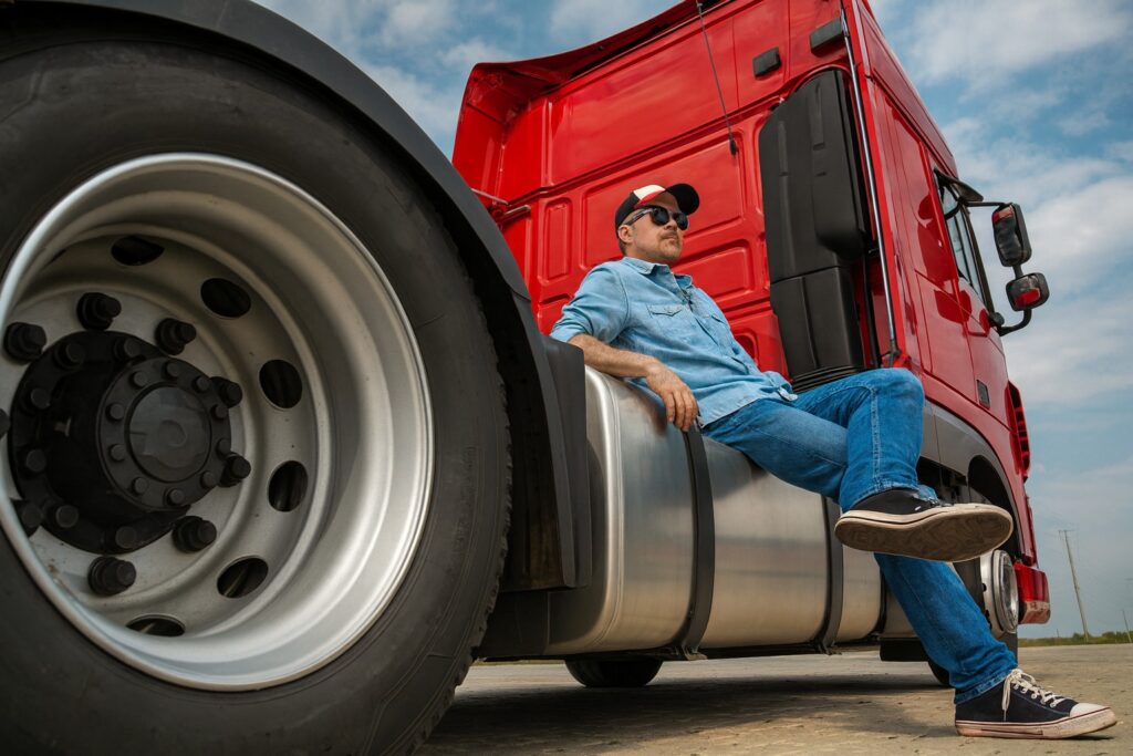 male truck driver